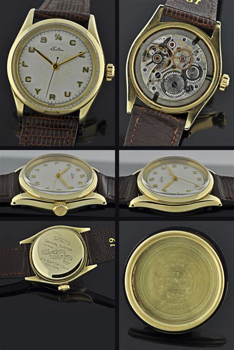 1954 eaton quarter century club watch by rolex